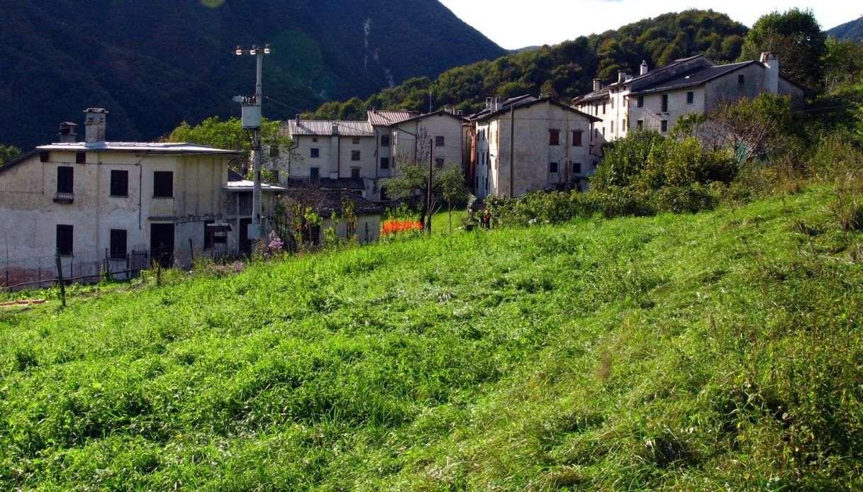 Le centre urbain de Stavoli di Moggio Udinese
